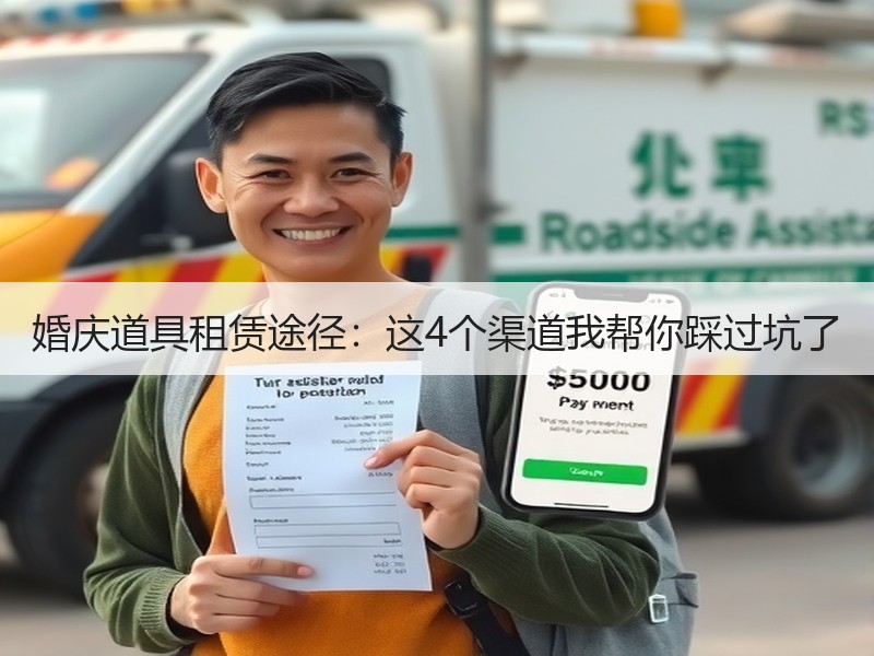 婚庆道具租赁途径：这4个渠道我帮你踩过坑了