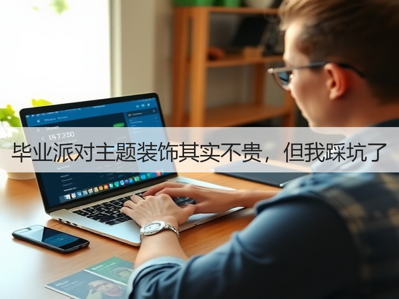 毕业派对主题装饰其实不贵，但我踩坑了
