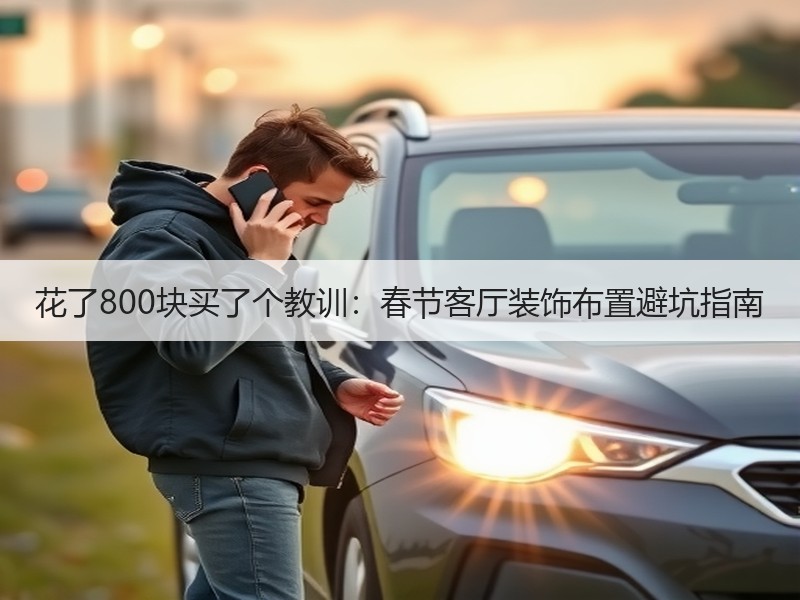 花了800块买了个教训：春节客厅装饰布置避坑指南
