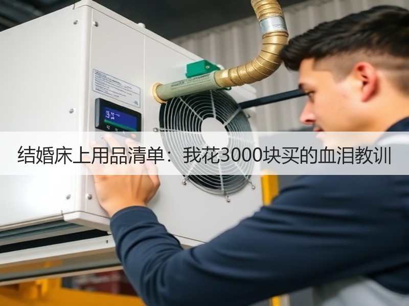 结婚床上用品清单：我花3000块买的血泪教训