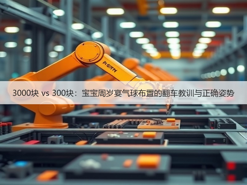 3000块 vs 300块：宝宝周岁宴气球布置的翻车教训与正确姿势
