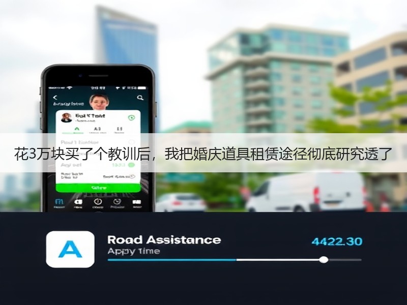花3万块买了个教训后，我把婚庆道具租赁途径彻底研究透了