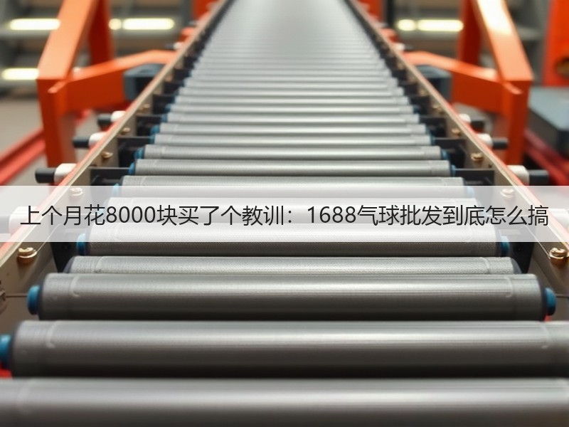上个月花8000块买了个教训：1688气球批发到底怎么搞