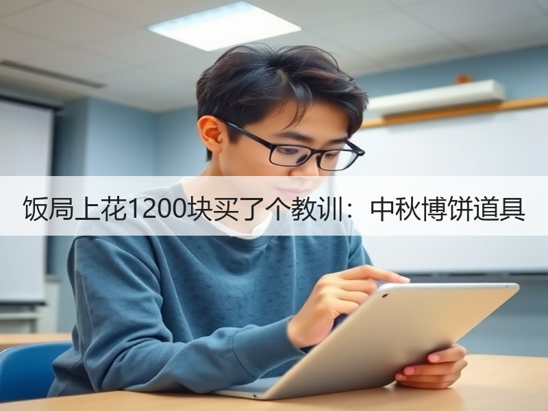 饭局上花1200块买了个教训：中秋博饼道具