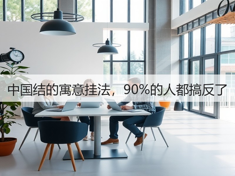 中国结的寓意挂法，90%的人都搞反了