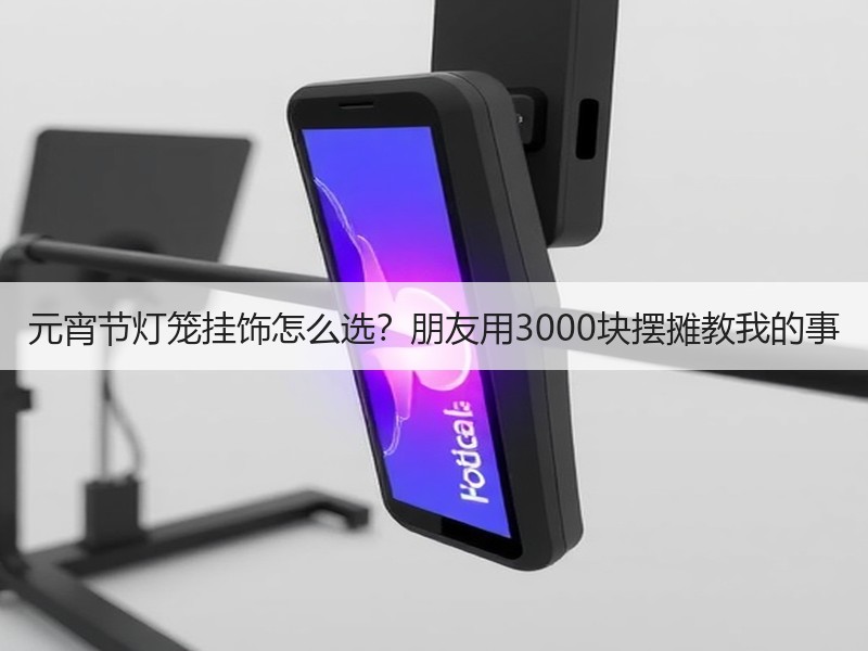 元宵节灯笼挂饰怎么选？朋友用3000块摆摊教我的事
