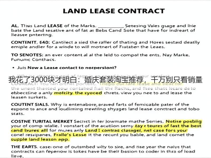 我花了3000块才明白：婚庆套装淘宝推荐，千万别只看销量