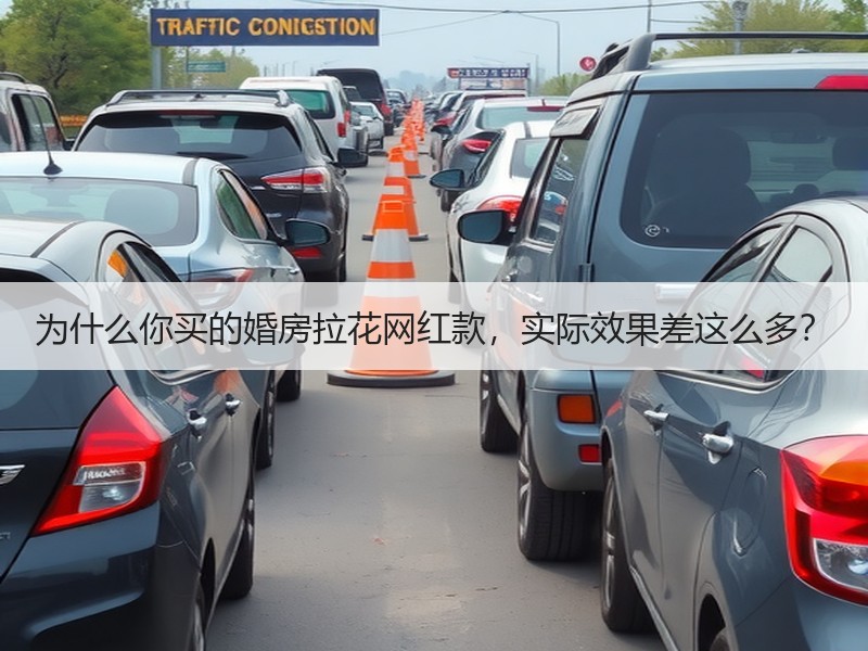 为什么你买的婚房拉花网红款，实际效果差这么多？