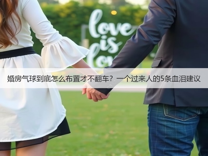 婚房气球到底怎么布置才不翻车？一个过来人的5条血泪建议
