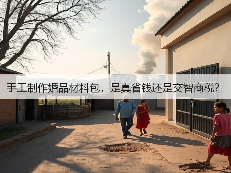 手工制作婚品材料包，是真省钱还是交智商税？