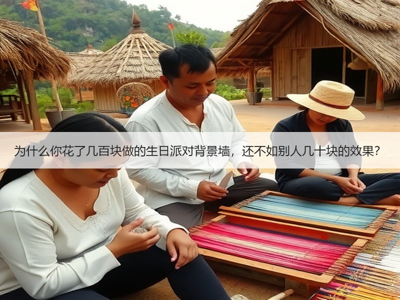 为什么你花了几百块做的生日派对背景墙，还不如别人几十块的效果？